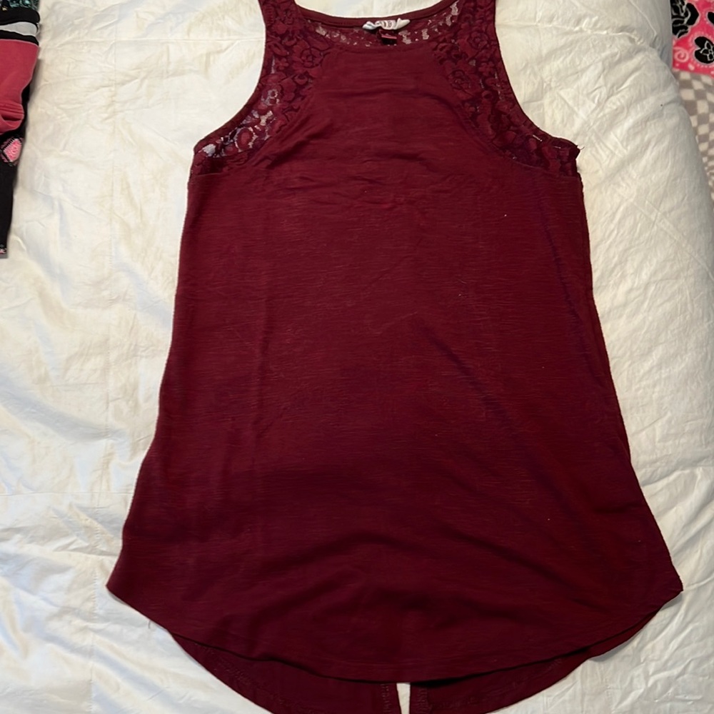 Red tank top. Size S